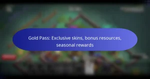 Read more about the article Gold Pass: Exclusive skins, bonus resources, seasonal rewards