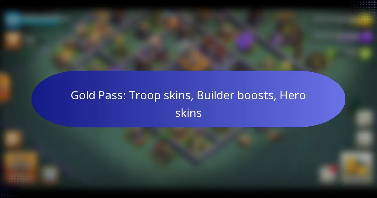 Read more about the article Gold Pass: Troop skins, Builder boosts, Hero skins