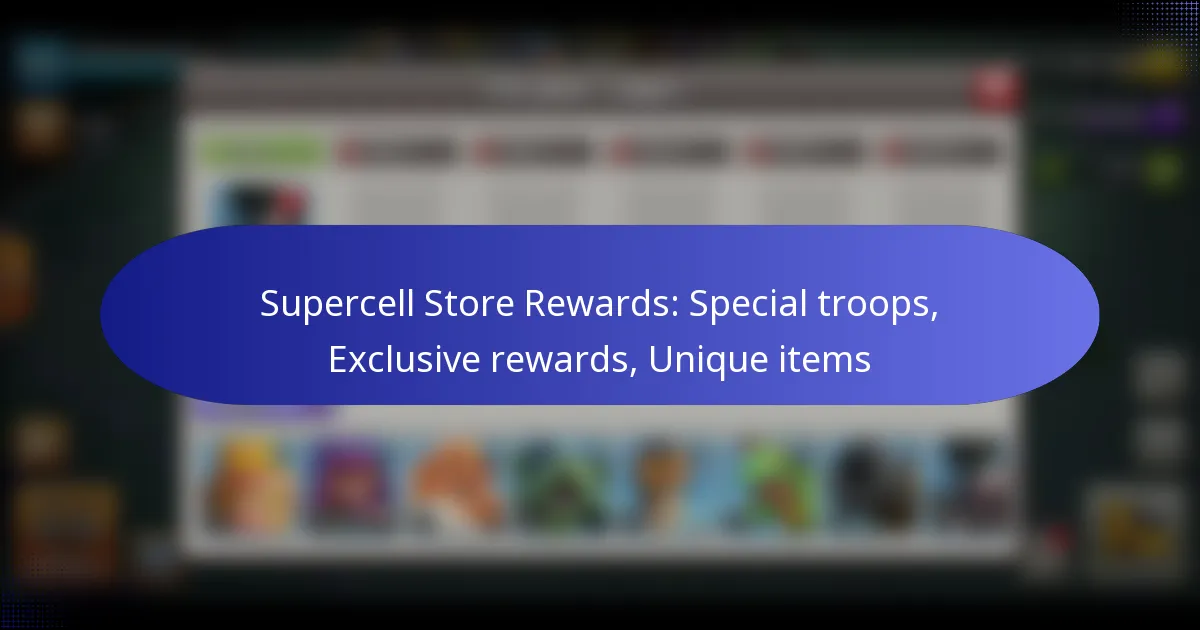 Read more about the article Supercell Store Rewards: Special troops, Exclusive rewards, Unique items