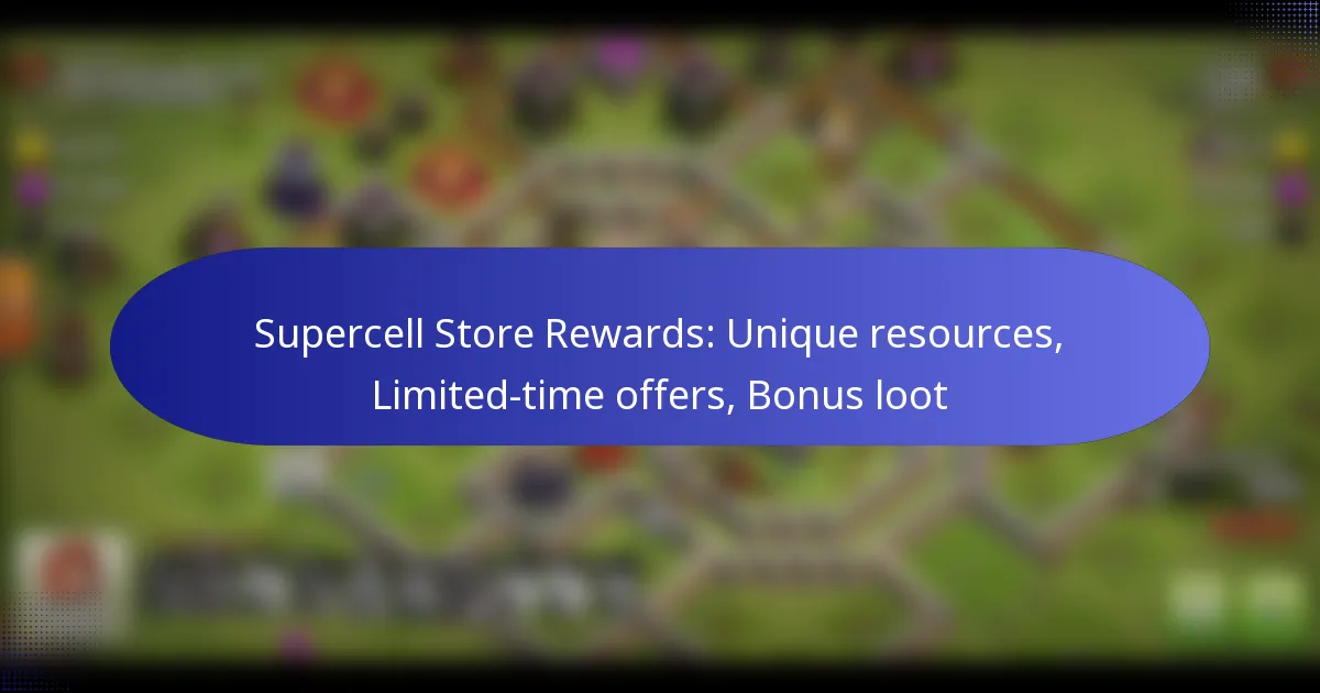 Read more about the article Supercell Store Rewards: Unique resources, Limited-time offers, Bonus loot