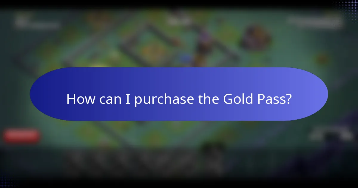 How can I purchase the Gold Pass?