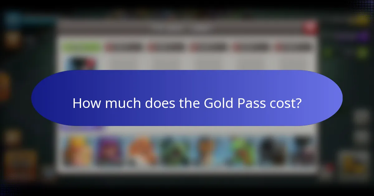 How much does the Gold Pass cost?
