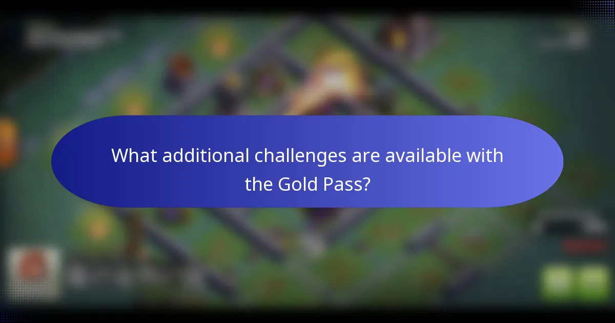 What additional challenges are available with the Gold Pass?