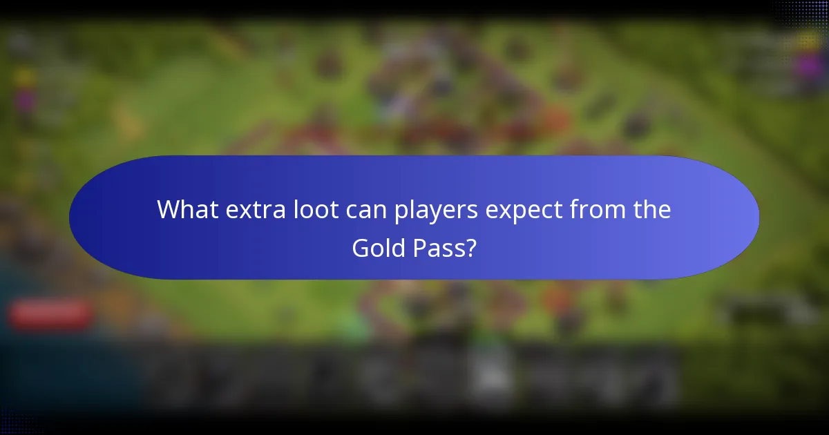 What extra loot can players expect from the Gold Pass?