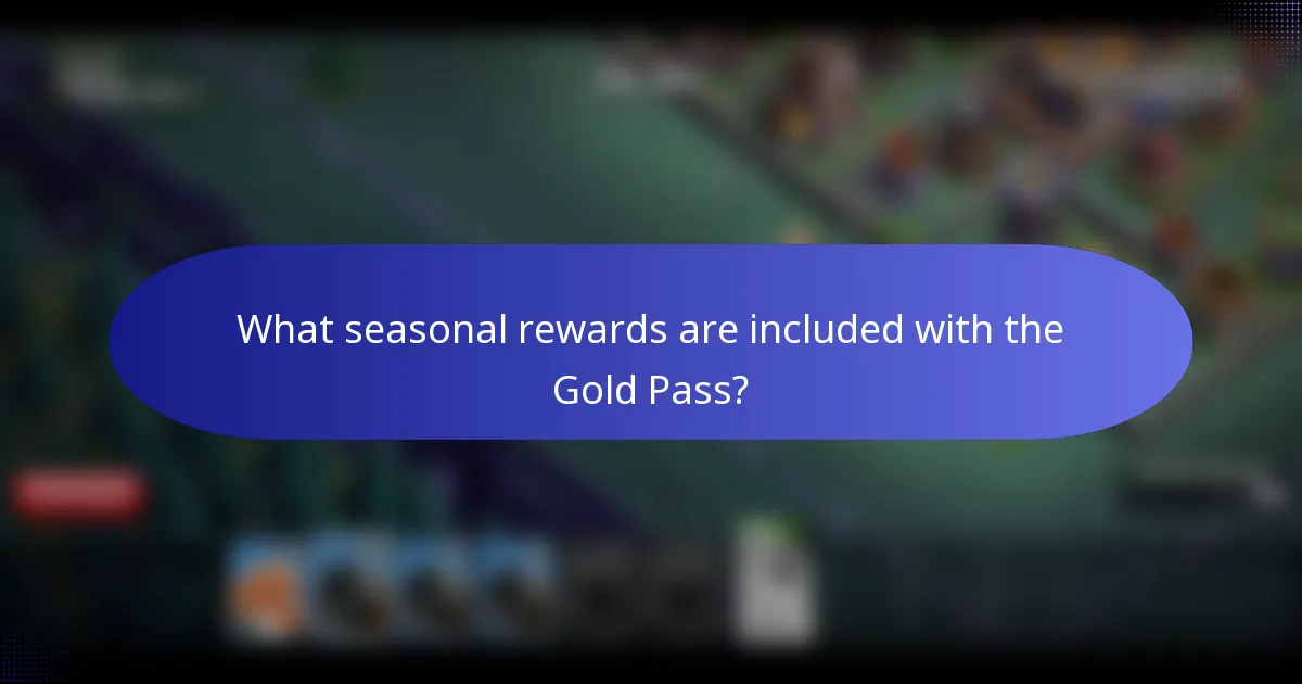 What seasonal rewards are included with the Gold Pass?