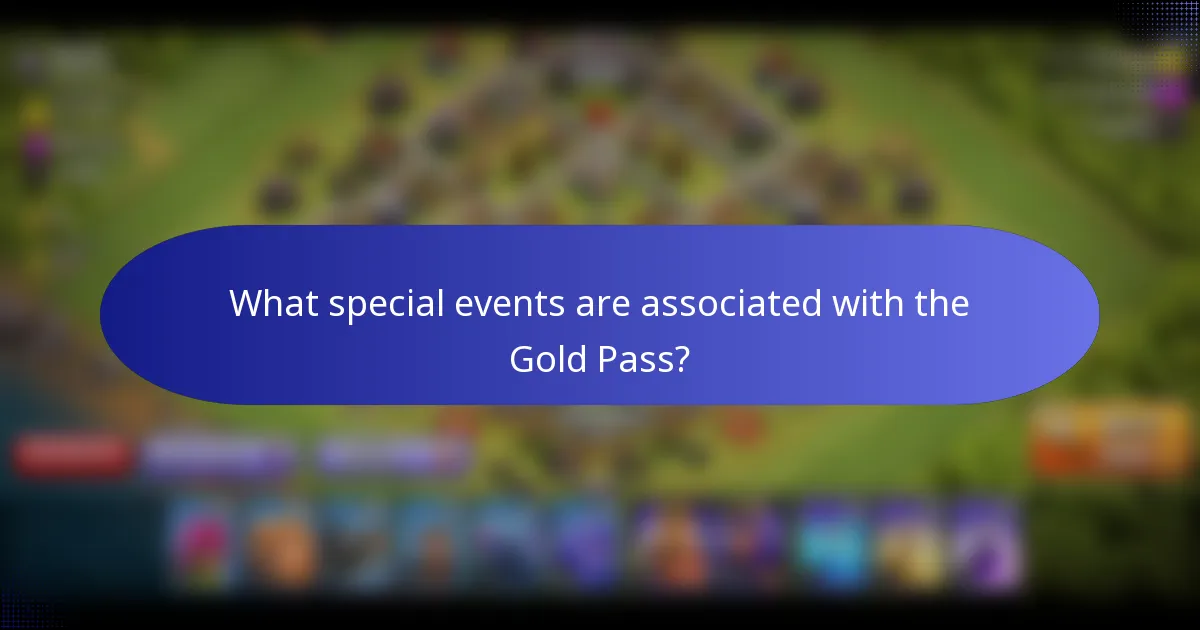 What special events are associated with the Gold Pass?