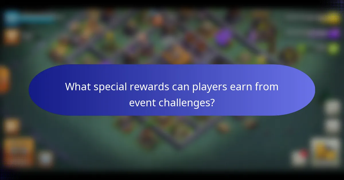 What special rewards can players earn from event challenges?