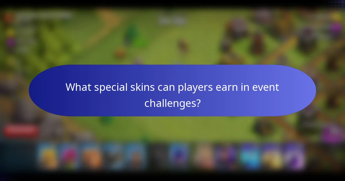 What special skins can players earn in event challenges?