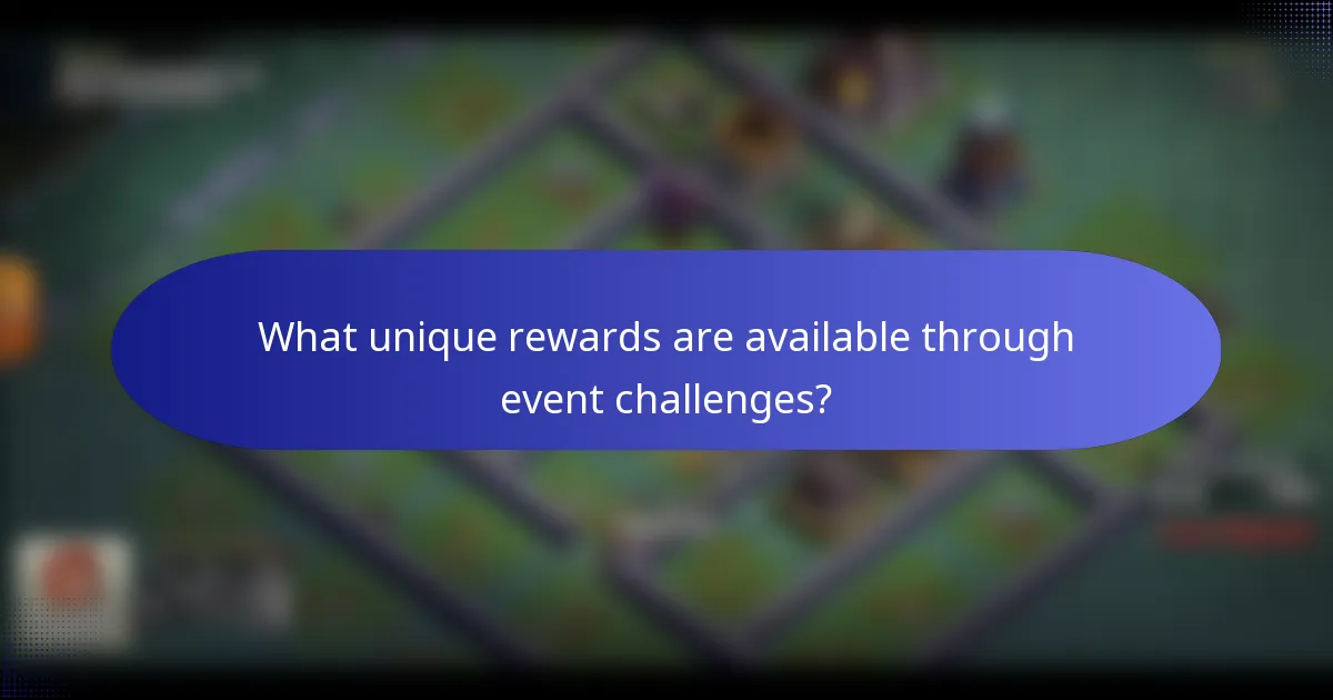 What unique rewards are available through event challenges?
